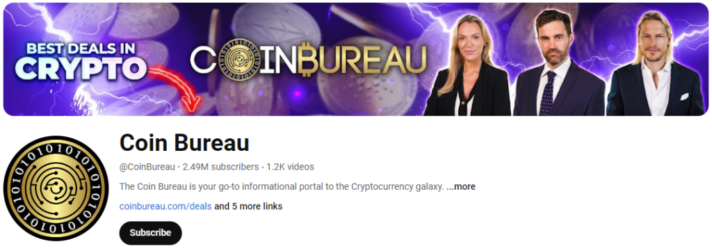 Coin Bureau YouTube Channel